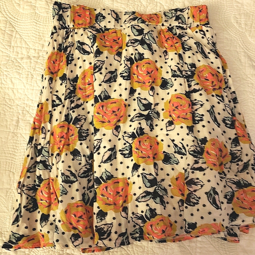 Maison Jules xs rayon skirt fully lined nwt